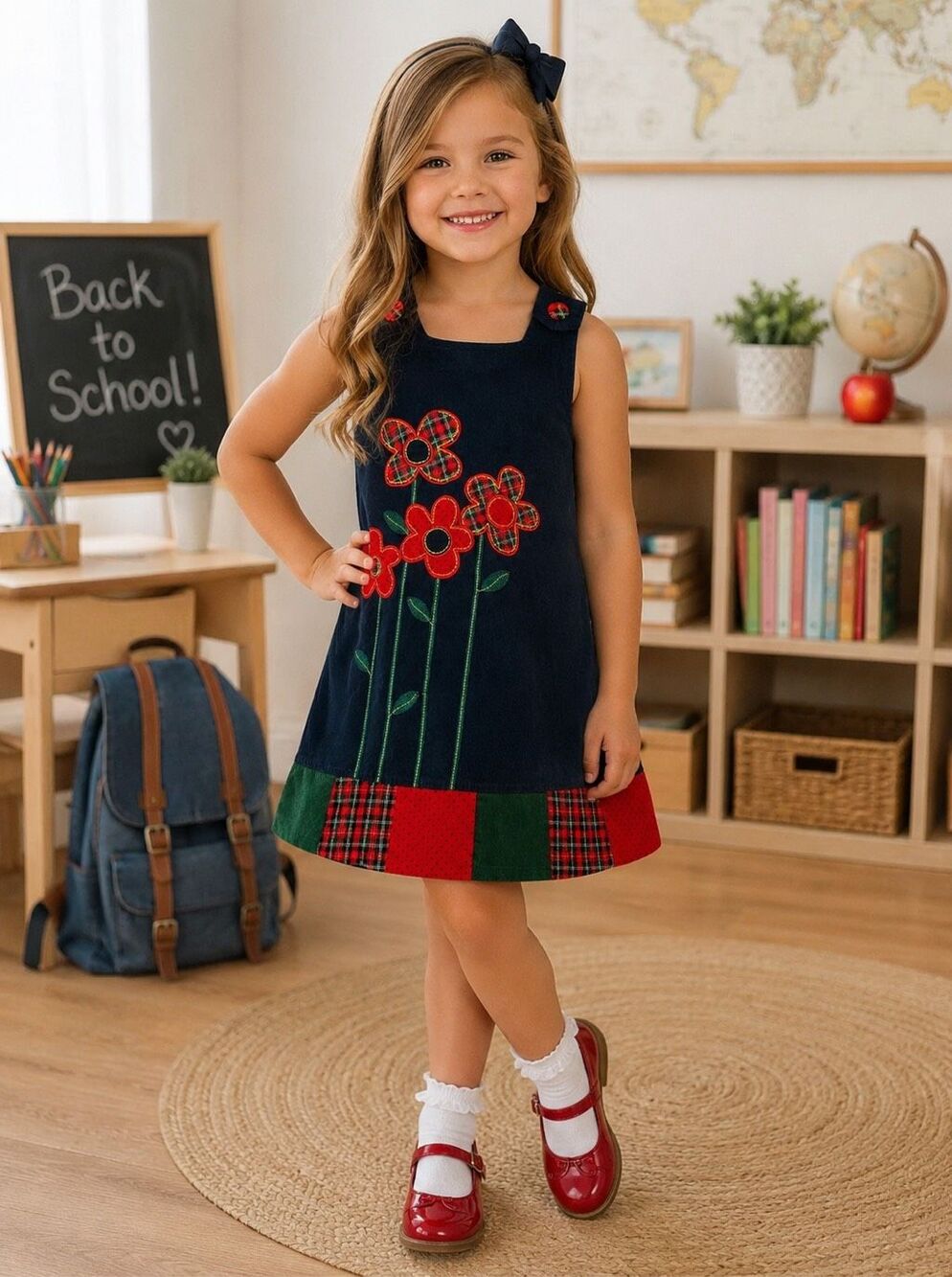 Girls Samara Flower Dress Size 6